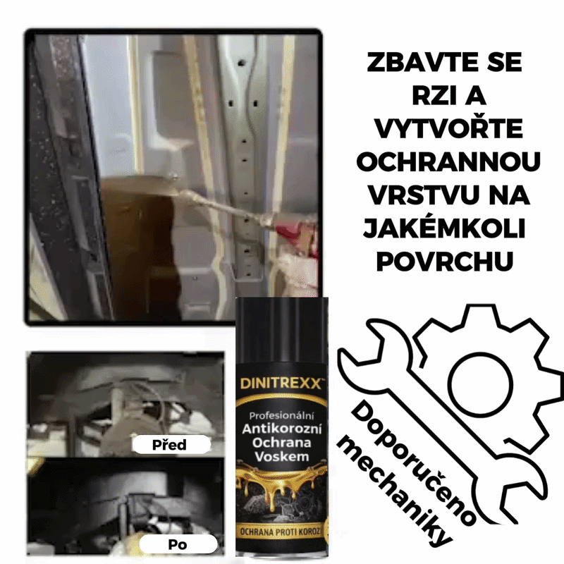 Profesionální sprej na rez DINITREXX™