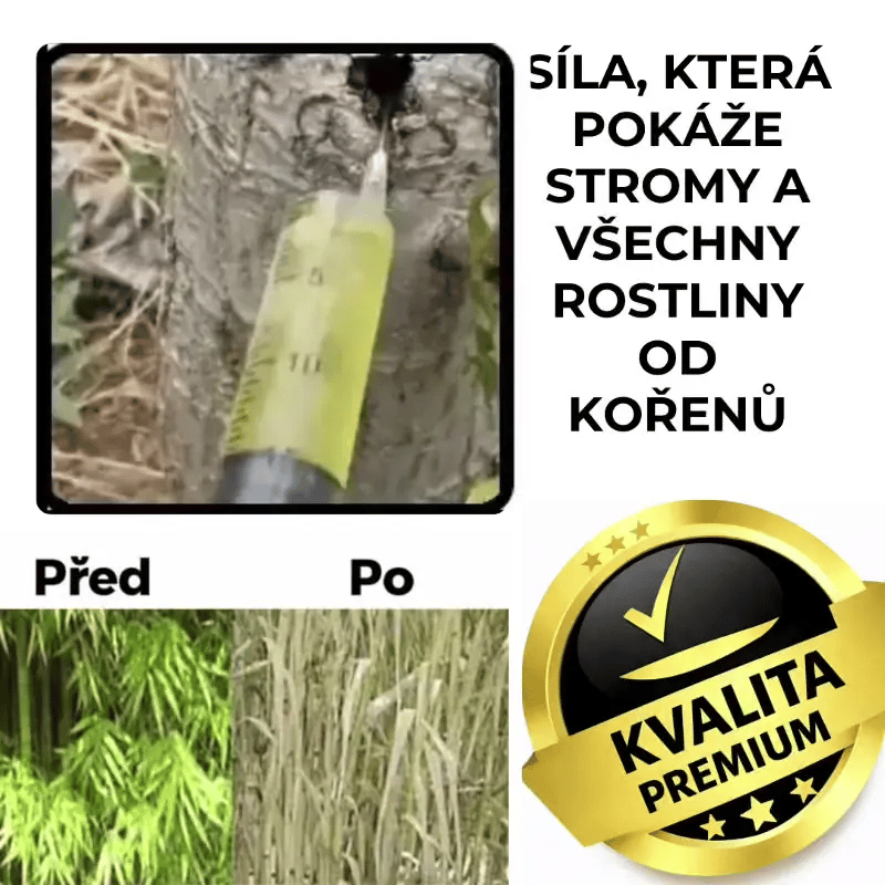 Roztok na odstraňování náletových stromků a plevele – PlantOff™