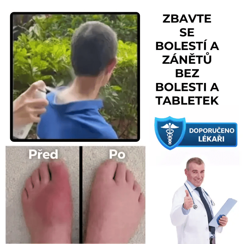 Chladivý sprej proti bolesti – RapidCool™