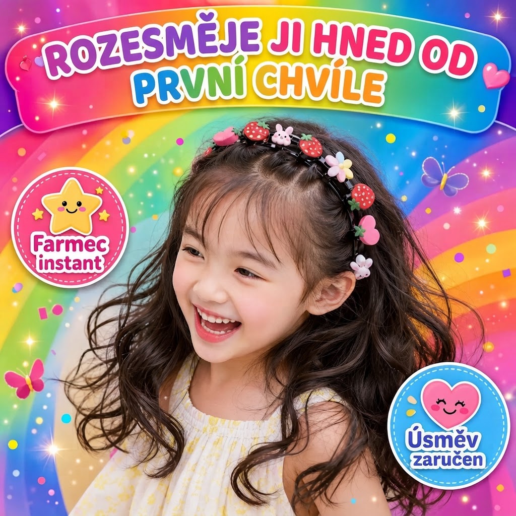 Sada 3 Čelenek Pro Holčičky PrincessBand™