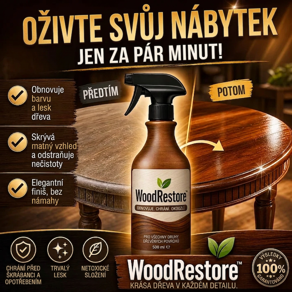 Sprej Na Obnovu Dřeva WoodRestore™