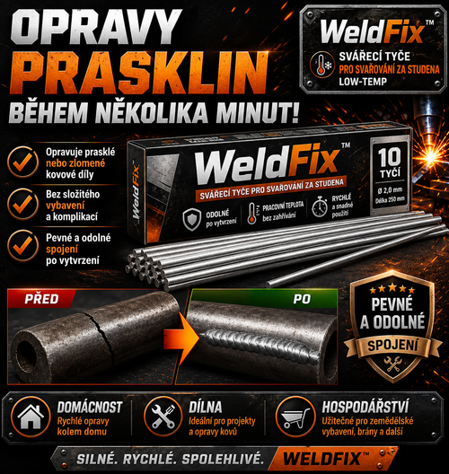 Univerzální Svařovací Tyčinky WeldFix™