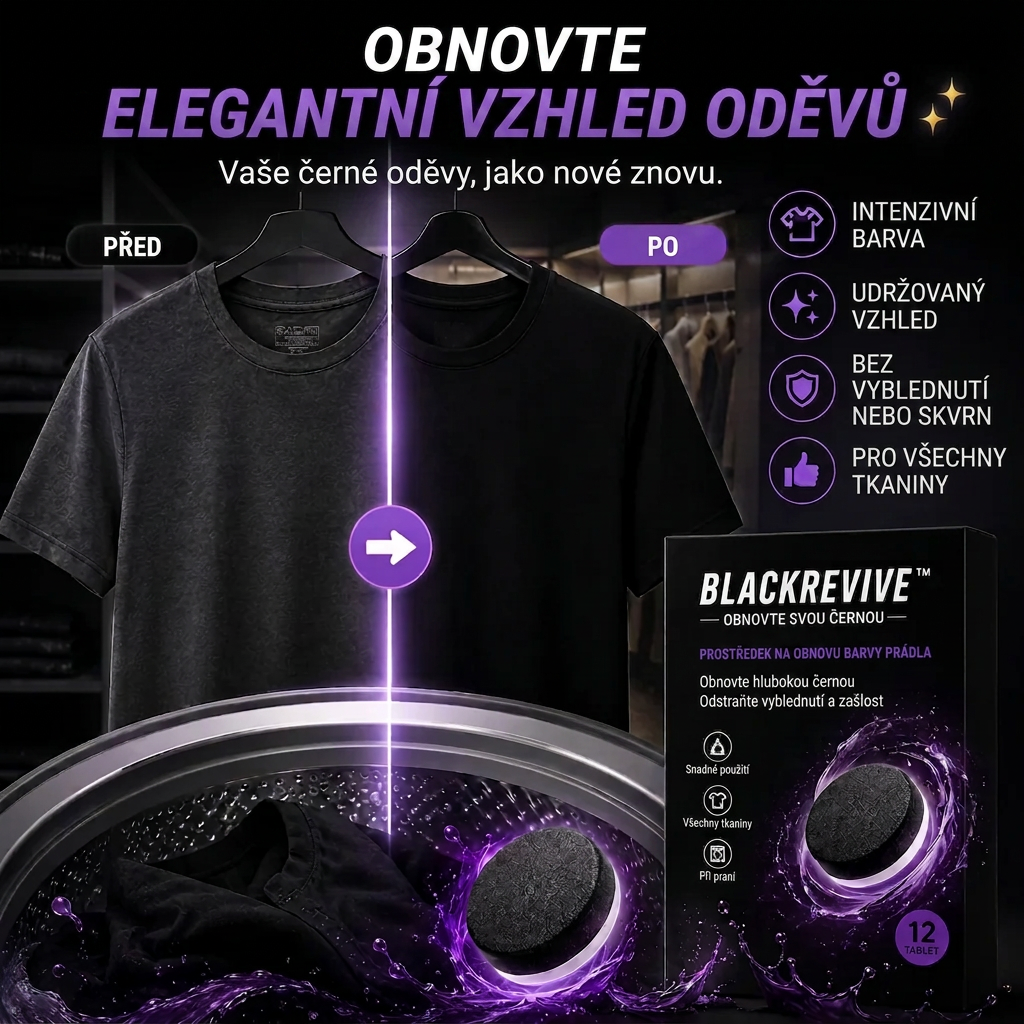 Ubrousky Na Černé Prádlo BlackRevive™
