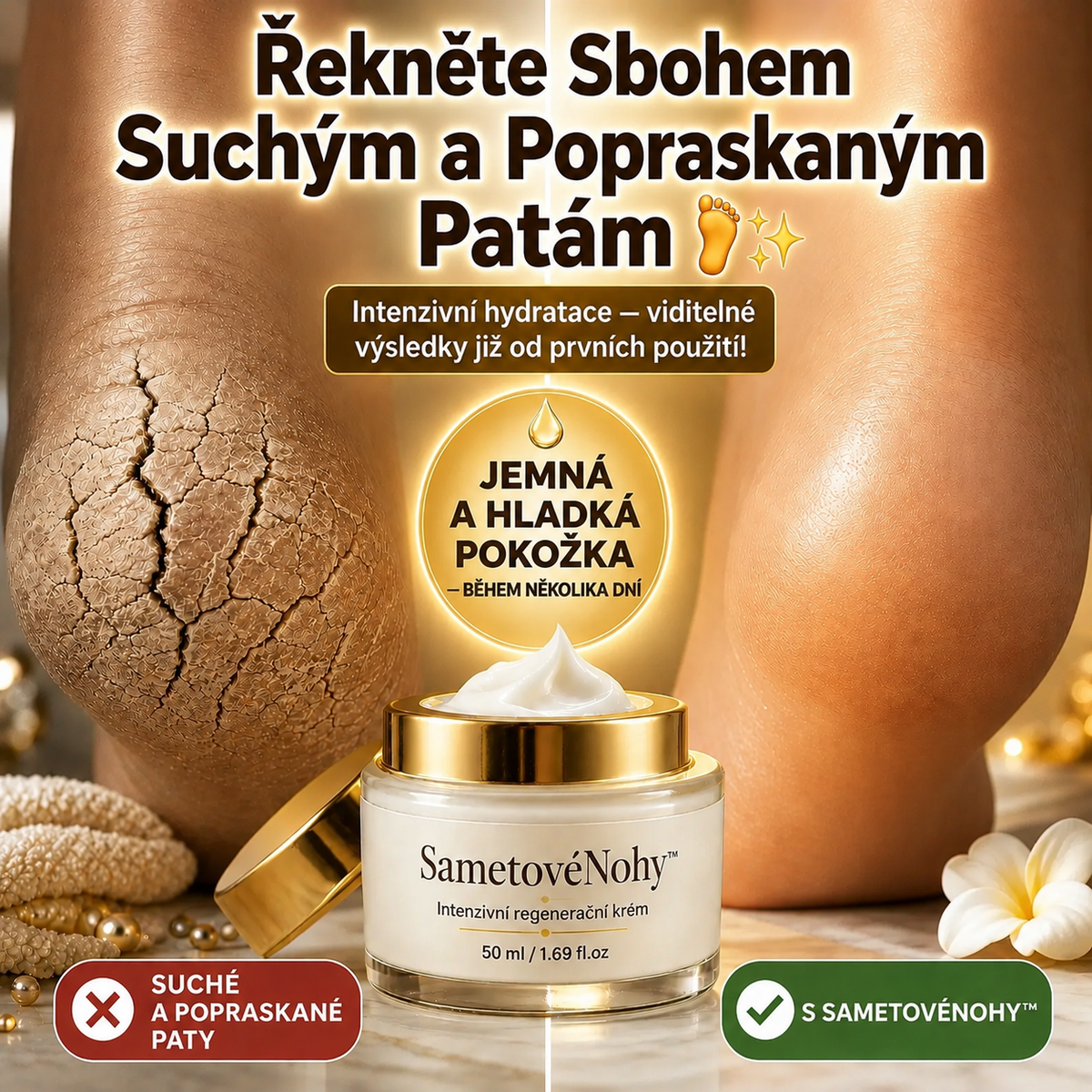 Krém Na Popraskané Paty – SoftFeet™