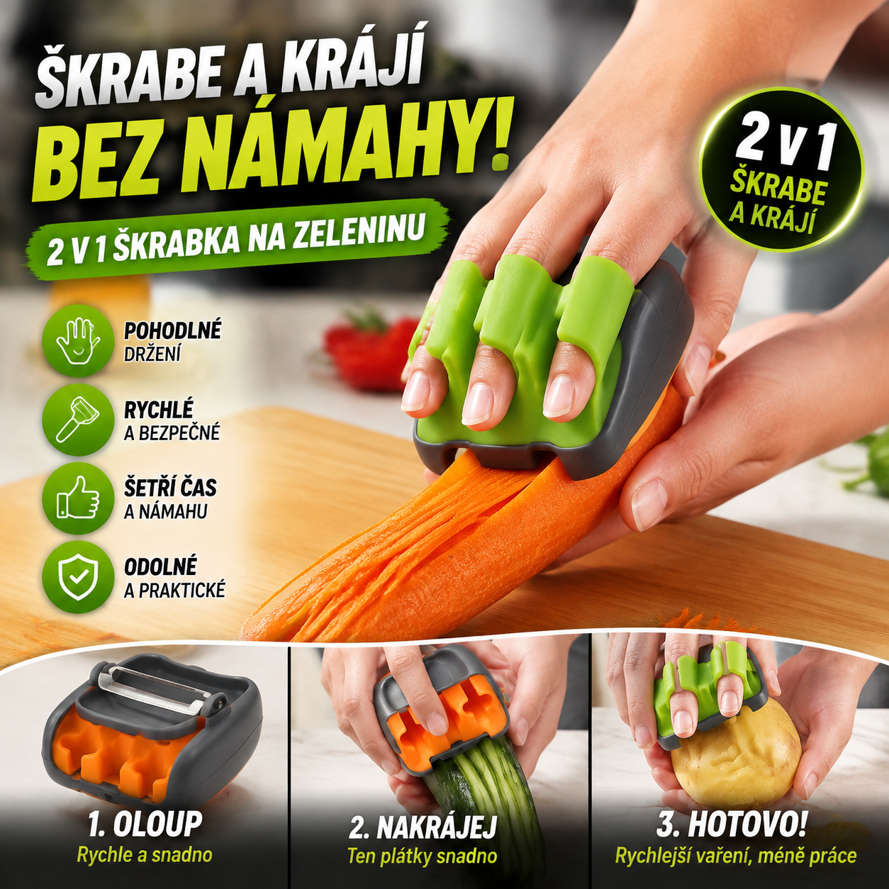 Ručních Škrabek EasyPeel™