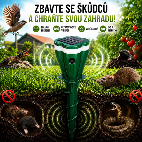 Solárních Odpuzovačů Hlodavců RatAway™