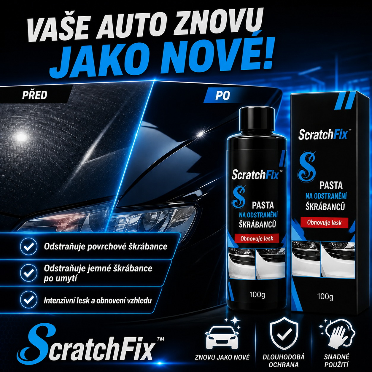 Pasta Na Jemné Škrábance ScratchFix™