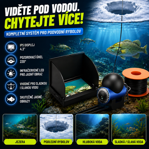 Podvodní Rybářská Kamera FishVision™