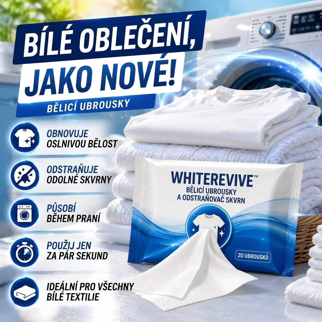 Ubrousky Na Bílé Prádlo WhiteRestore™