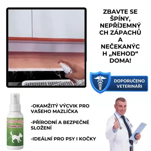 Sprej pro výcvik mazlíčků – KakiSpray™