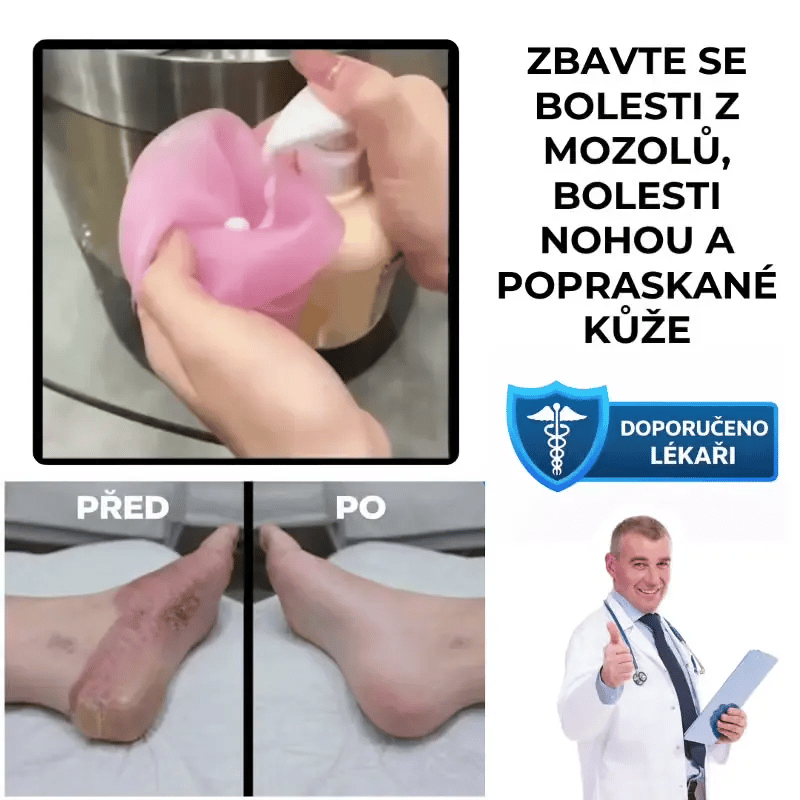 Hydratační silikonové ponožky – SilkSocks™