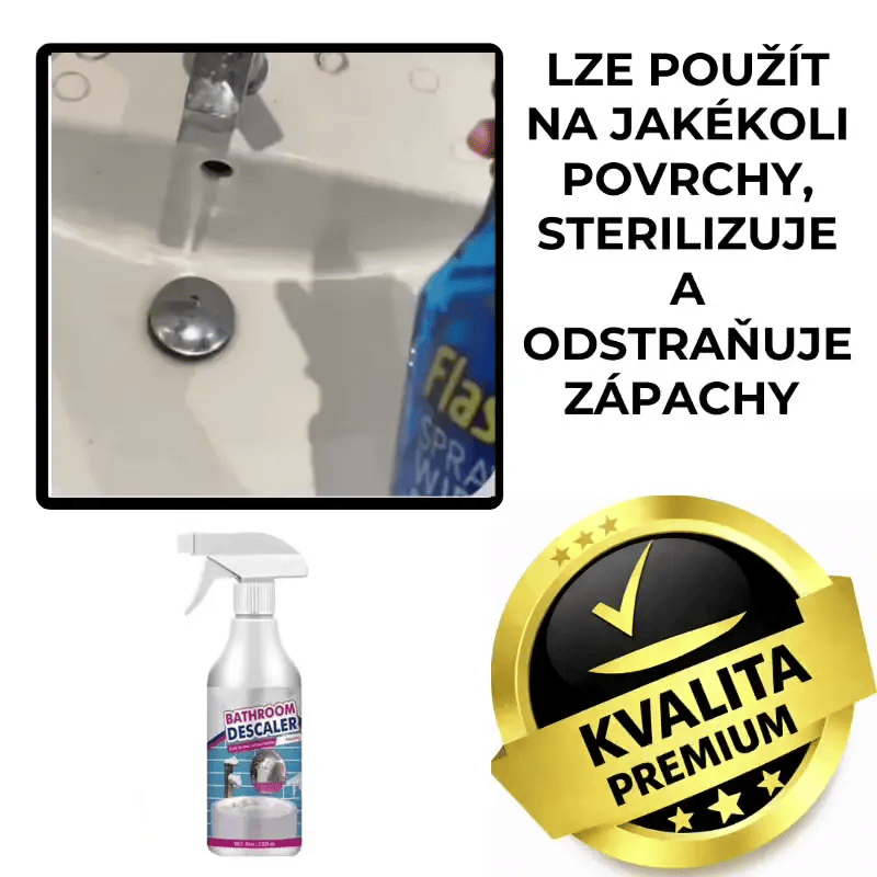 SparkClean™ Profesionální Sprej na Čištění Koupelny