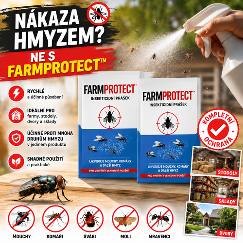 Roztok Proti Komárům A Mouchám FarmProtect™
