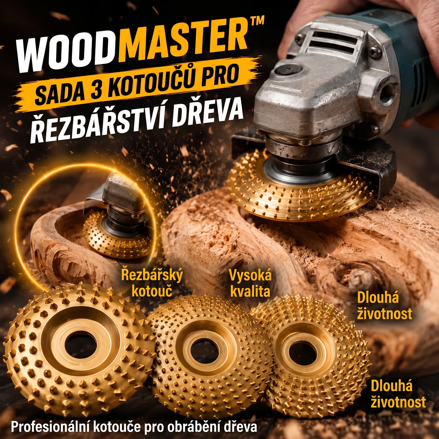 Kotouče Pro Řezbářství Do Dřeva WoodMaster™
